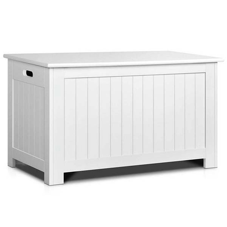 Multi Function MDF White Toy Storage Box