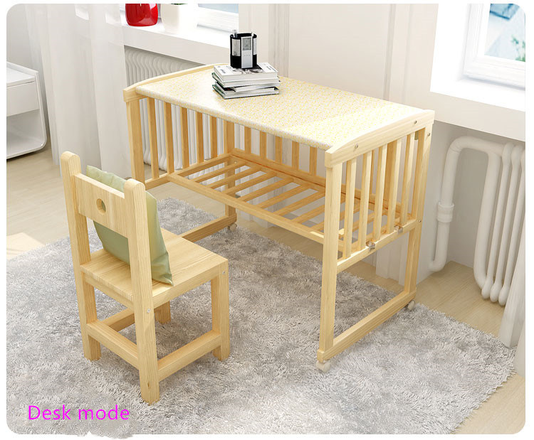 3 in 1 Multi Functions Convertible Wood Baby Crib