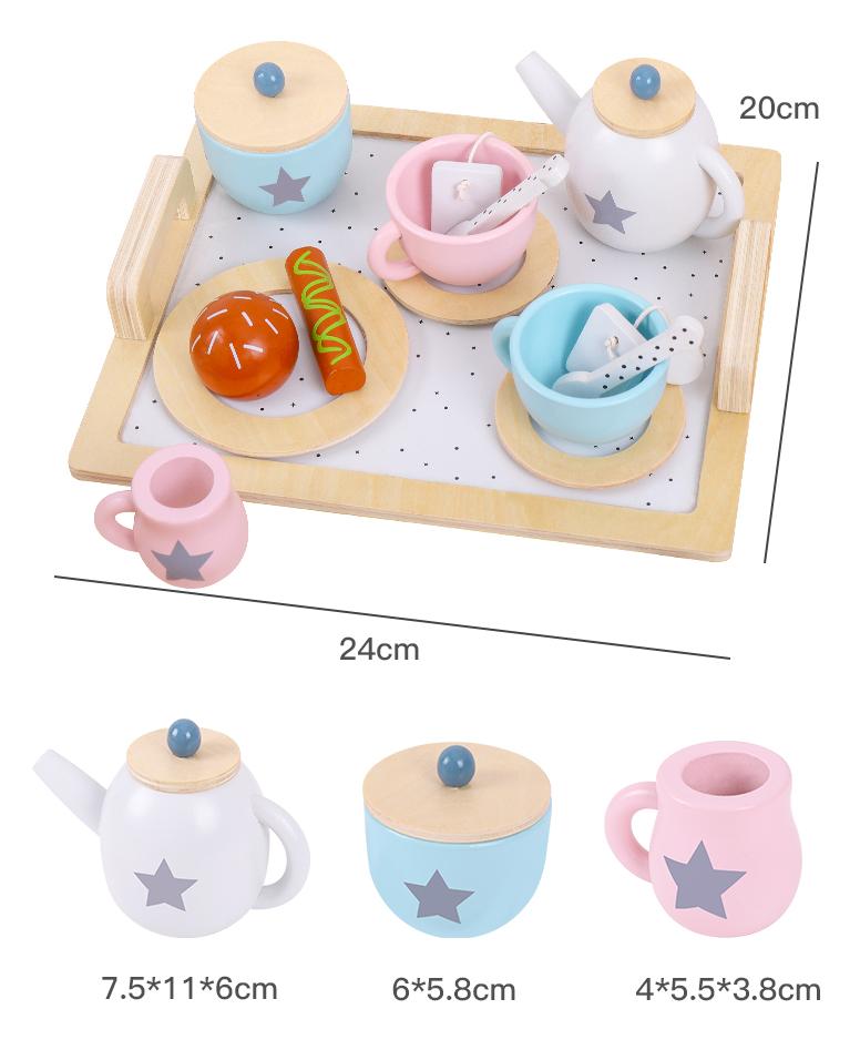 Wooden Toy Tea Set