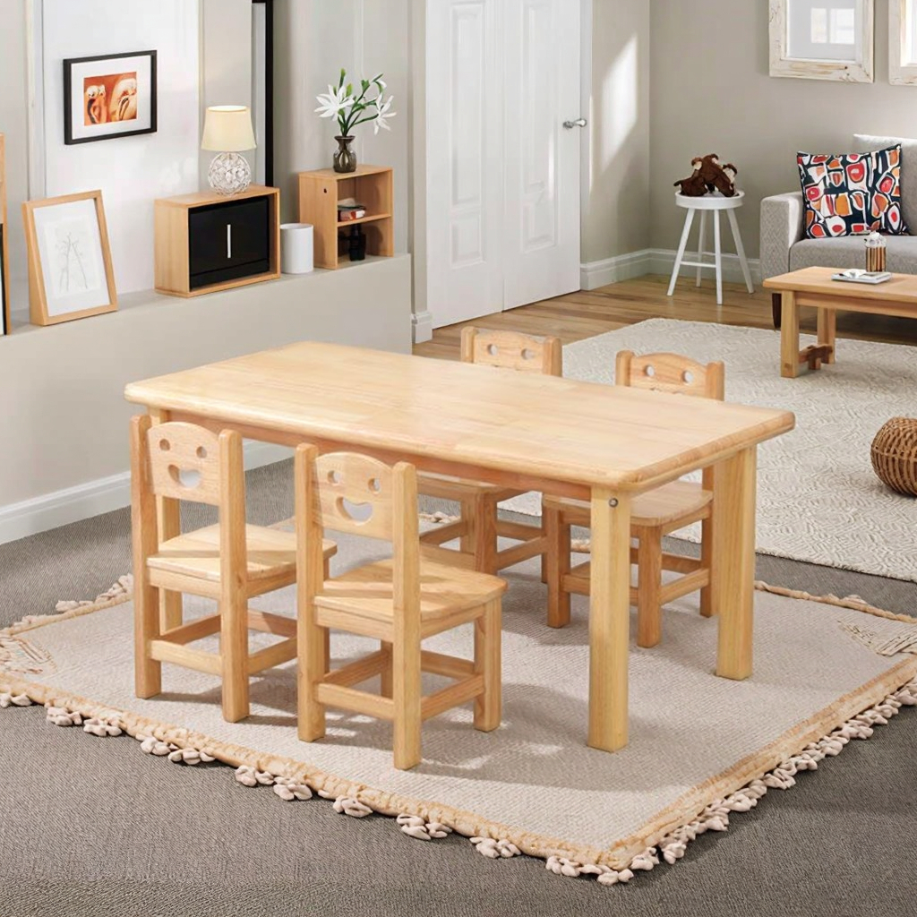 Children's Wooden Kindergarten Tables And Chairs