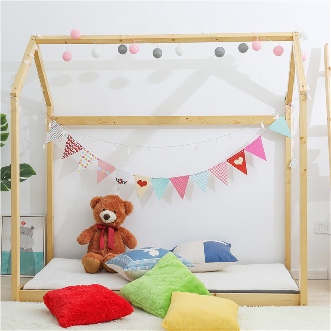 Solid Wood House Bed Vanish for Kid