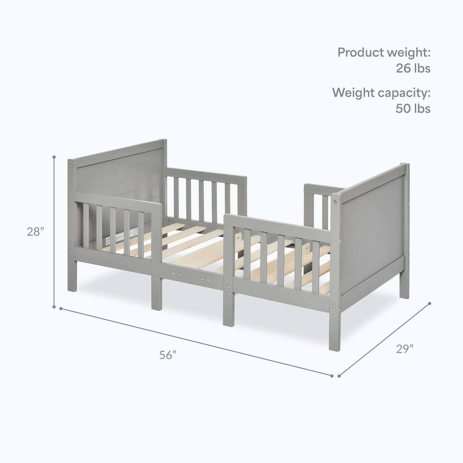 3-in-1 Convertible Toddler Bed