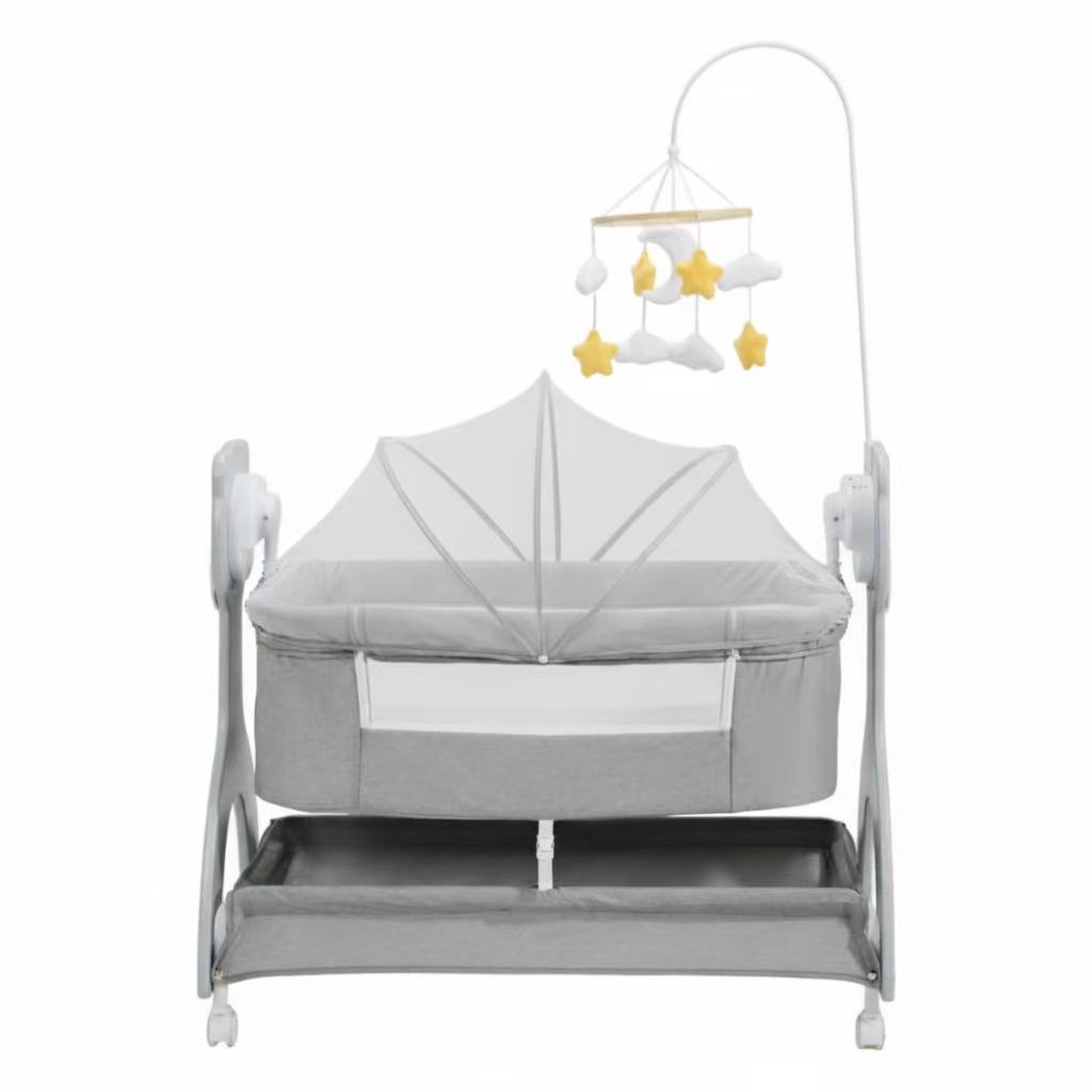 F101KC Stylish And Durable Rocker With Adjustable Harness Infant Rocker Swing