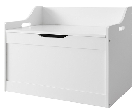 toy storage box white