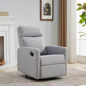 Upholstered Swivel Rocker Recliner Chair