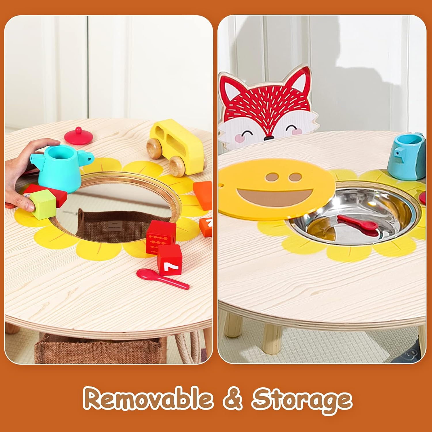 Wooden Kids Table with Chairs (Table with Chairs)