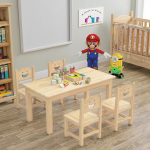 Children's Wooden Kindergarten Tables And Chairs