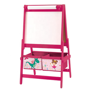 Wooden Children's Art Easel with Blackboard