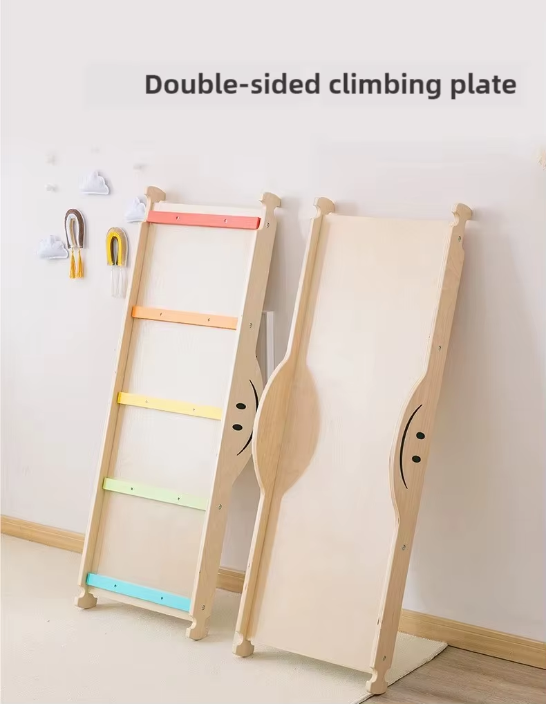 Montessori Baby Climber with Wooden Climbing Frame And Children's Slide