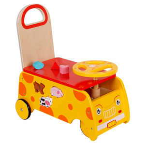 Wooden Giraffe Baby Walker