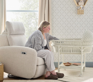 Rattan Baby Bassinet + Mattress Set