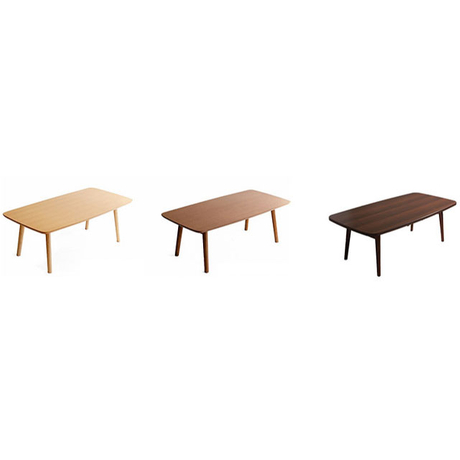 Simple retro wood folding coffee table