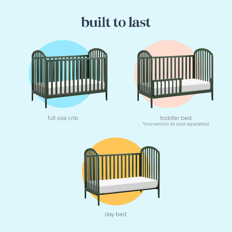  3-in-1 Convertible Baby Crib