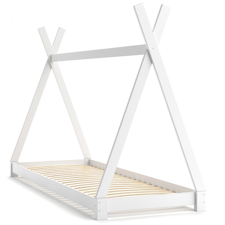 Solid Wood Teepee Bed for Kid Bedroom