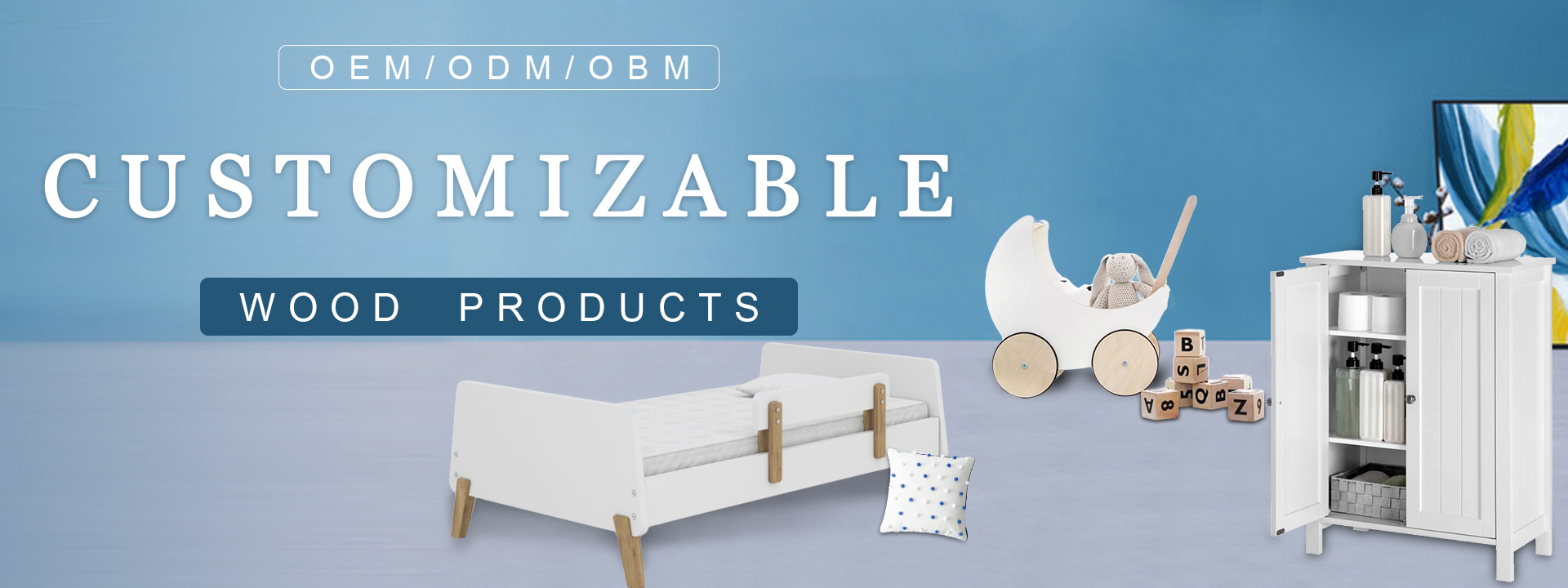 customizable wood baby crib