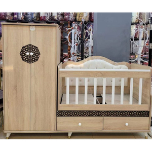 Baby Cribs Wood Bedroom Baby Furniture Luxury Wooden Crib 1640