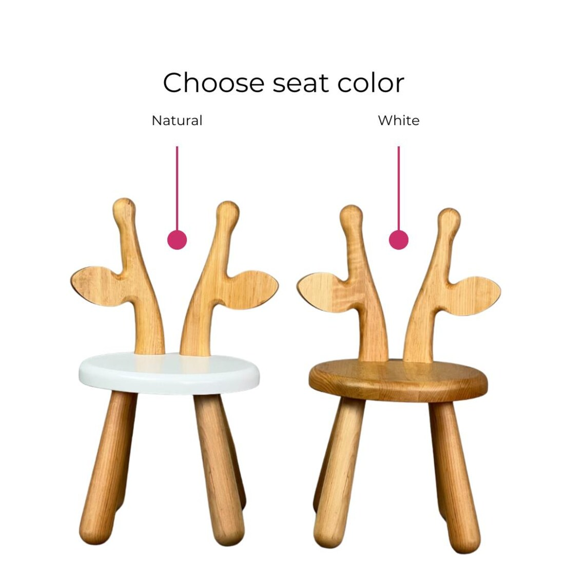 Wooden Giraffe Chair, Gift for Kids, Best Chair for Toddler