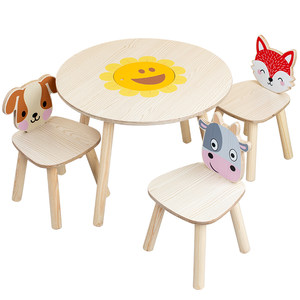 Wooden Kids Table with Chairs (Table with Chairs)