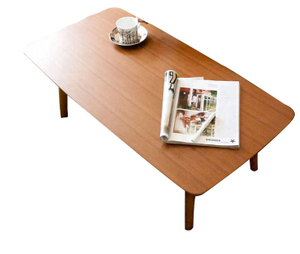 Simple retro wood folding coffee table