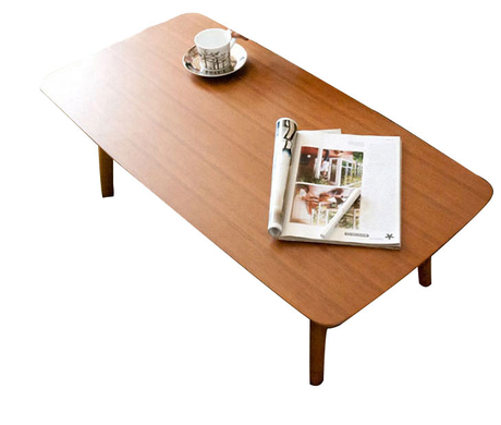 Simple retro wood folding coffee table