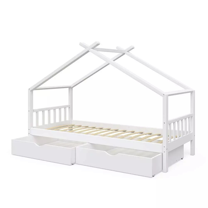 Kid White House Bed with Drawer from China manufacturer - Kindercasa ...