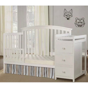 Factory Direct Sales Baby Cribs Wooden Baby Wooden Bed Crib Cribs for Baby Bedroom Furniture 1644