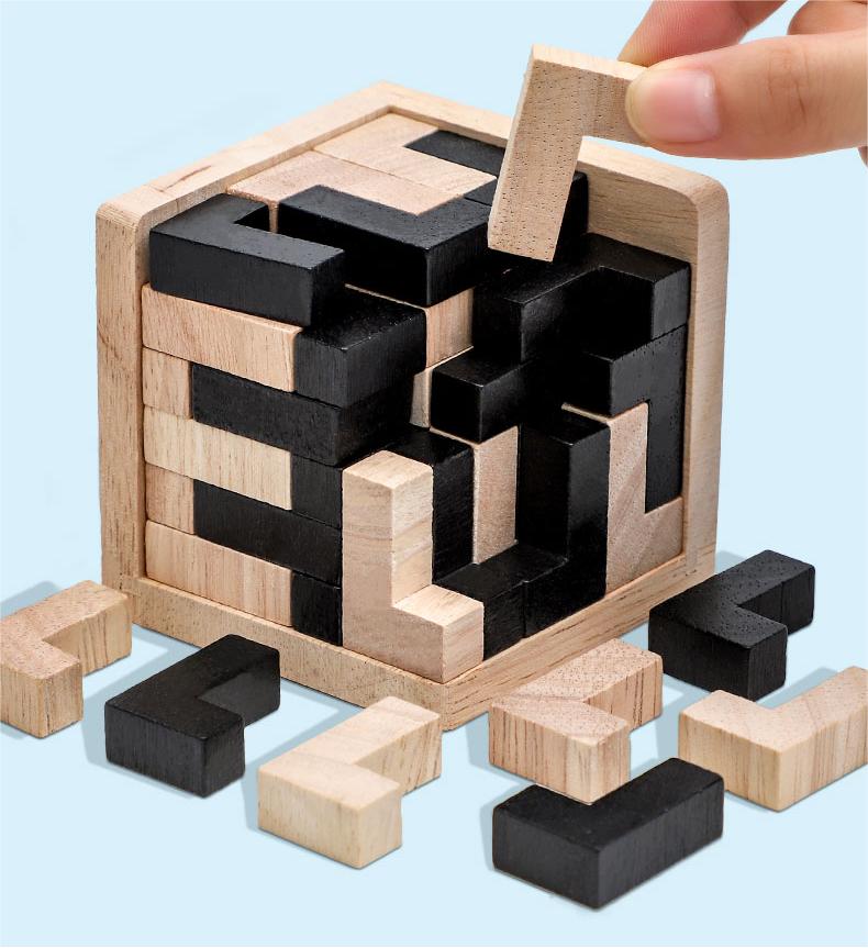 Wooden toy Magic cube-54pcs